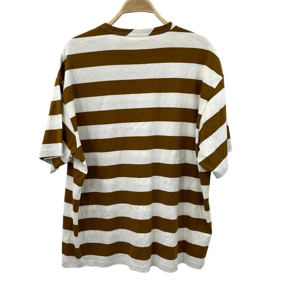 everlane burnt orange striped tee unisex - Picture 5 of 5